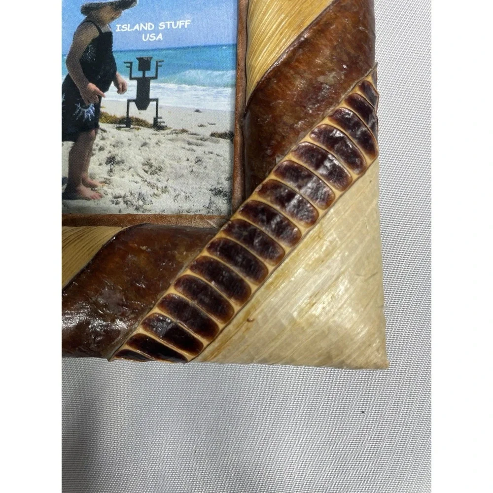 Banana Leaf Picture Frames Rope & Rafia Designs-Set Of 2 - 5